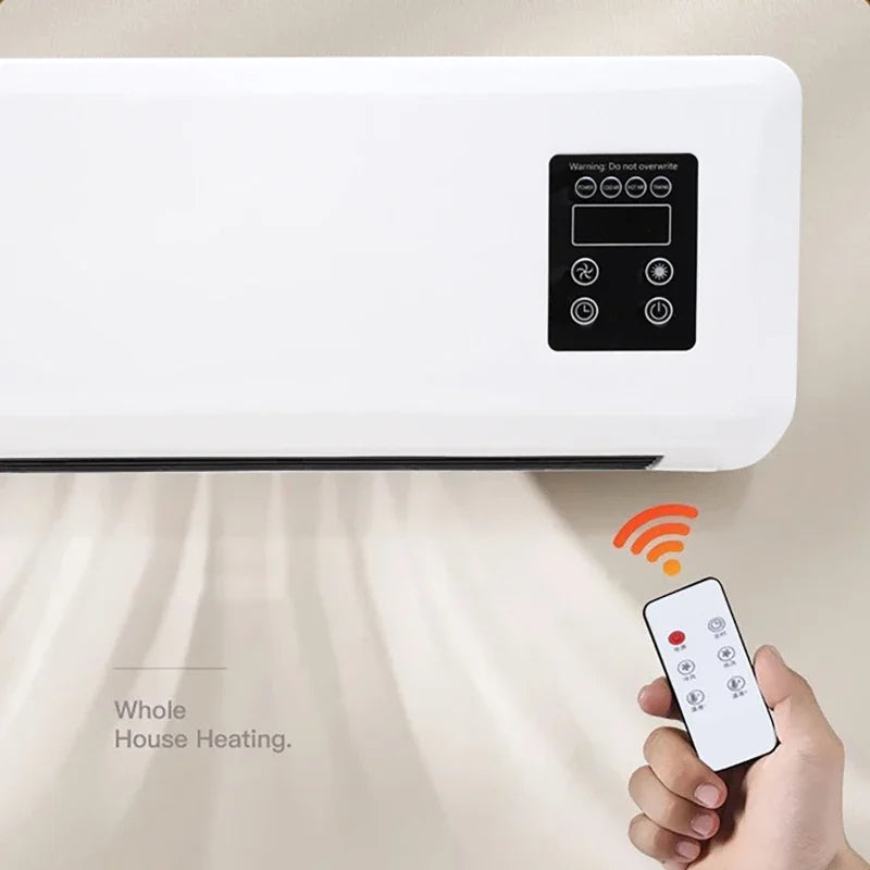 Portable Ductless Air Conditioner & Heater — Wall-Mounted Fan Heater Combo Split Unit for RV & Home