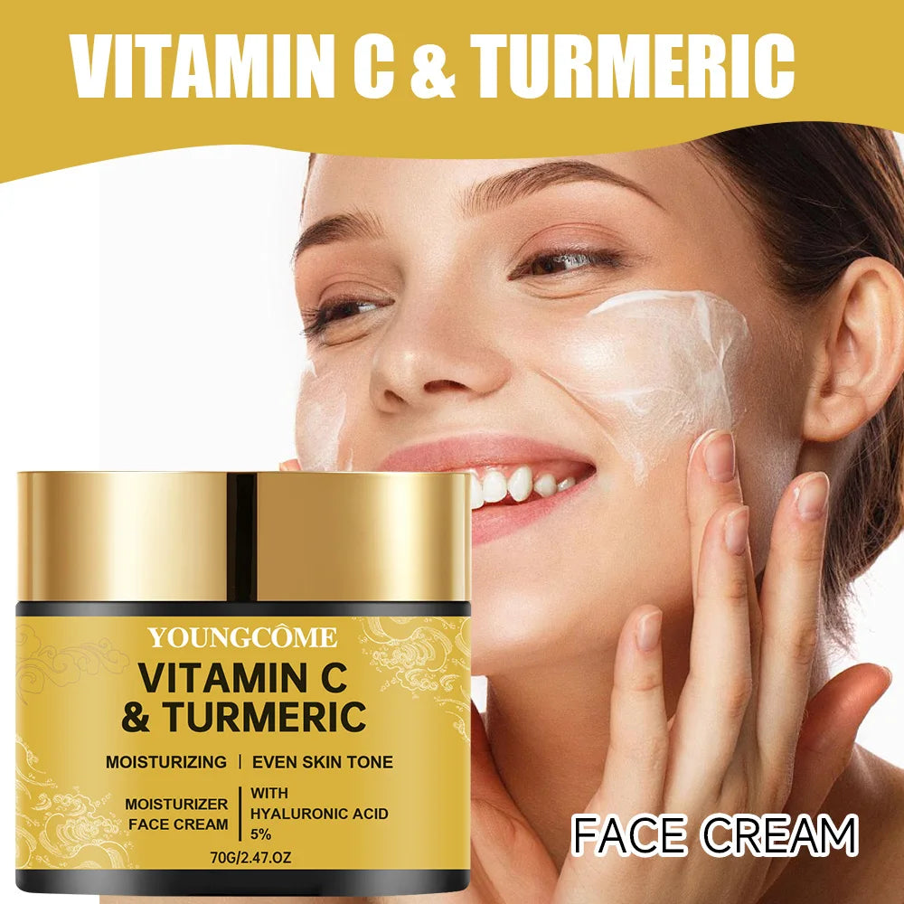 Turmeric Vitamin C Face Cream — Retinol Whitening Moisturizer