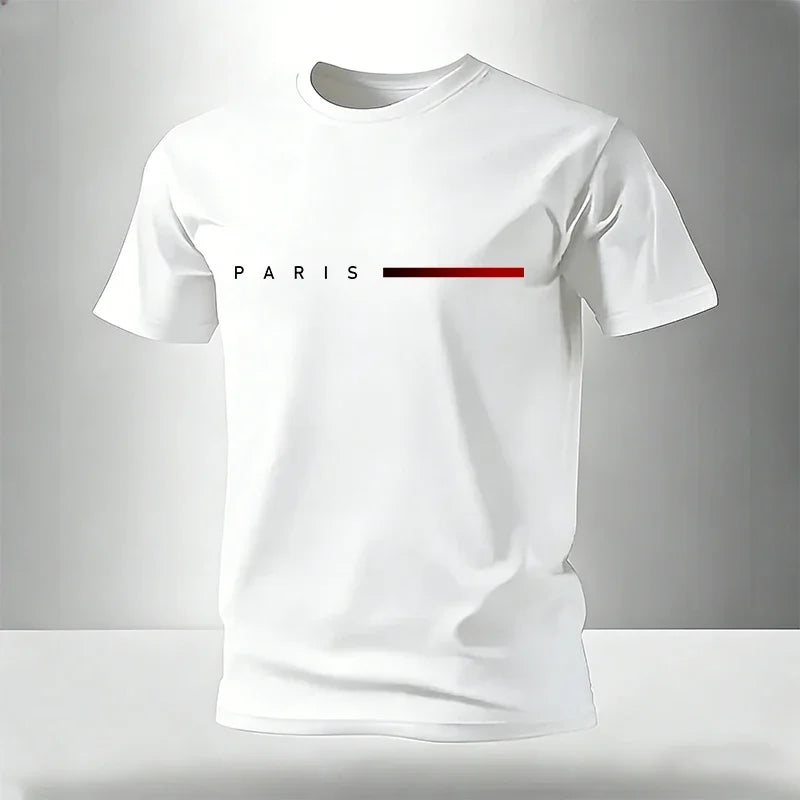 Men's Short Sleeve T-Shirt & Sweatpants Set – Spring Summer Daily Casual Sport Tracksuit