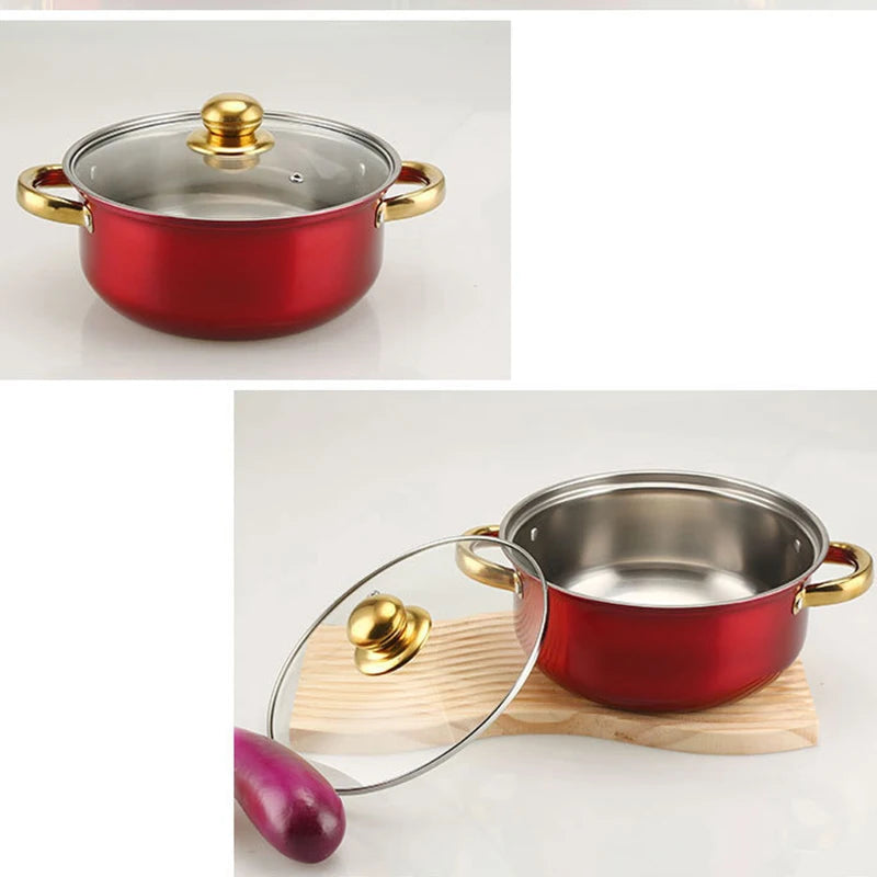 Stainless Steel Nonstick Cookware Set – Pots & Frying Pan
