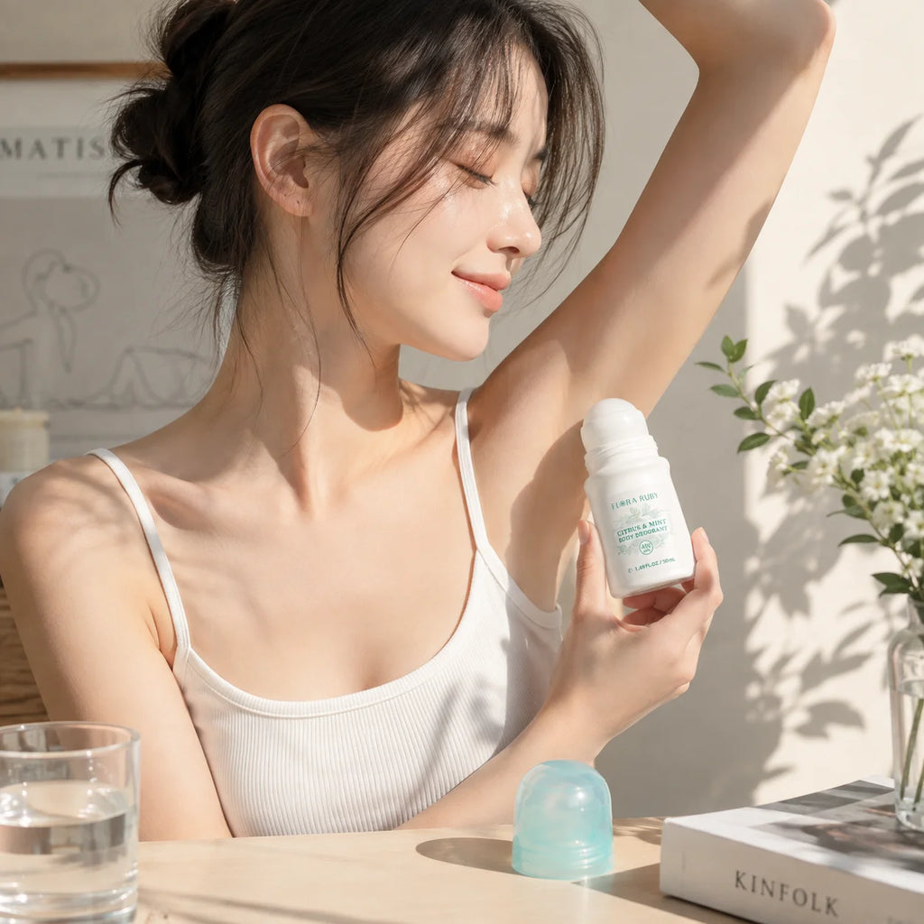 Aluminum-Free Roll-On Deodorant 50ml – Multi-Pack Body Care (Cucumber, Cedar, Sandalwood, Citrus Mint)