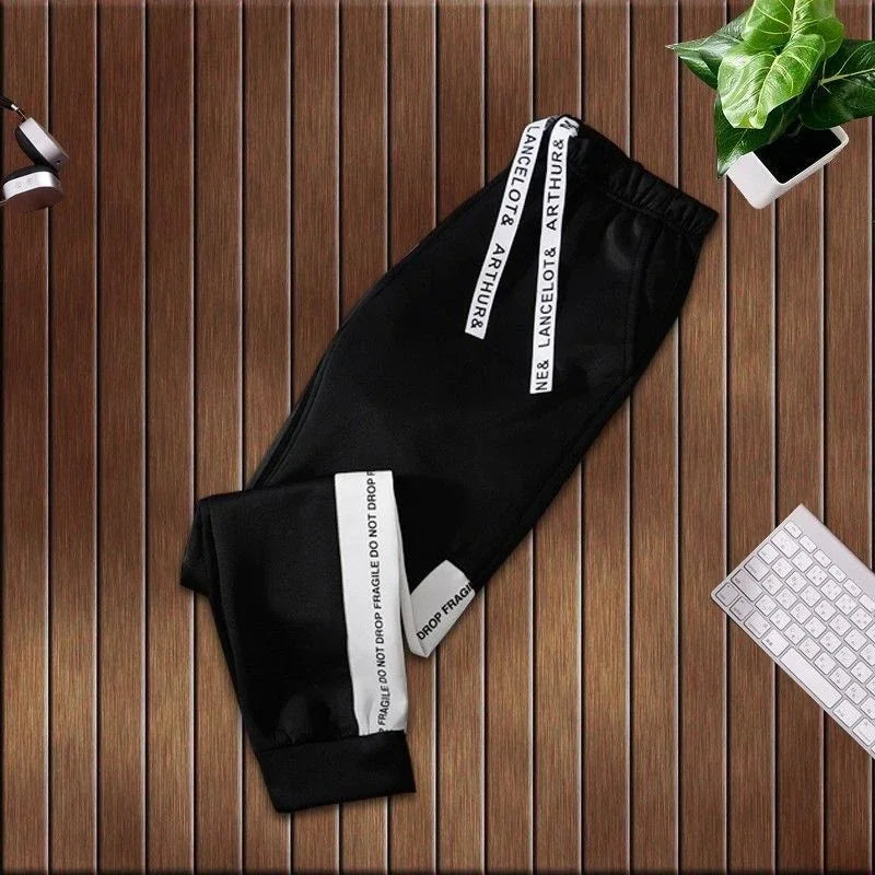 Men's Letter Print Hooded Sweatshirt — Hip Hop Pullover Sports Hoodie