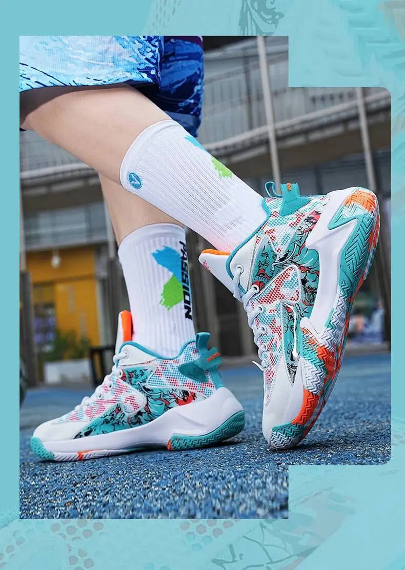 Women's Non-Slip Basketball Sneakers – Lightweight Casual Tennis Shoes