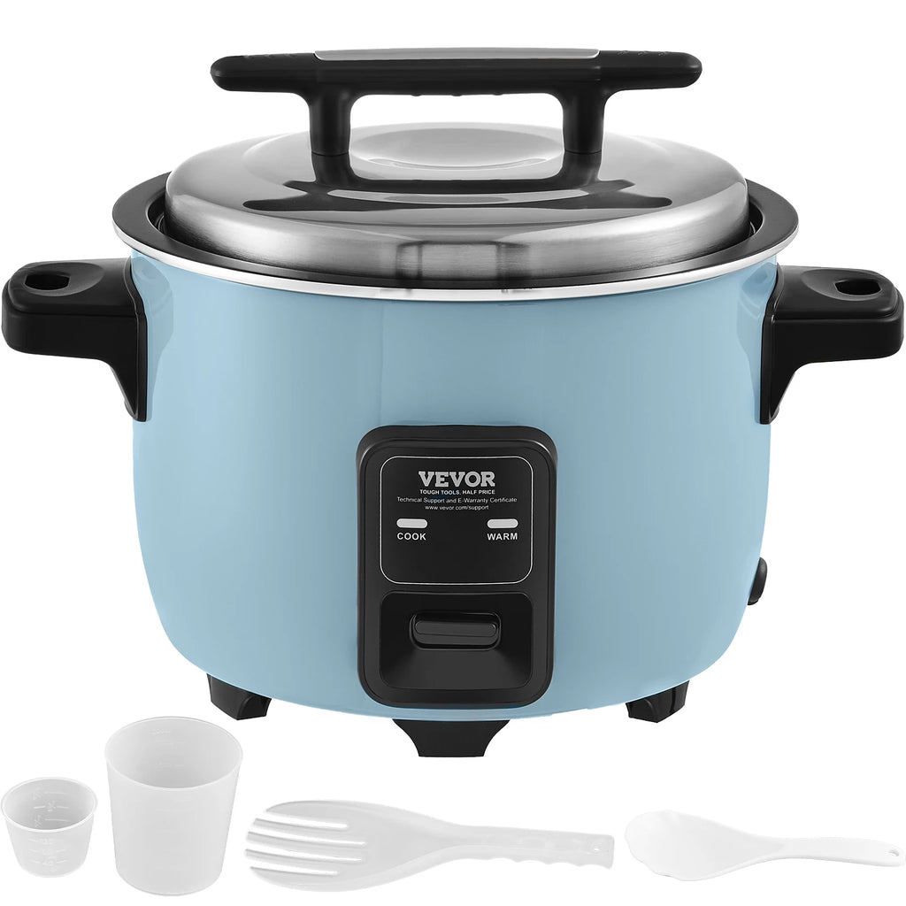 SucceBuy Commercial Rice Cooker – 8L, 10L & 13L, Non-Stick Aluminum Pot, 24-Hour Keep Warm for Restaurant & Buffet