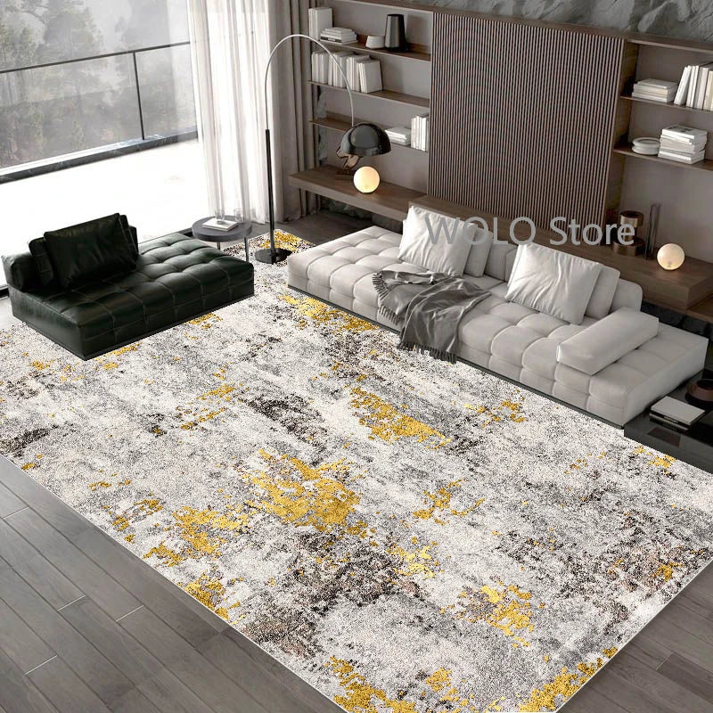Nordic Abstract Area Rug – Washable Non-Slip Carpet for Living Room, Bedroom & Dining Room