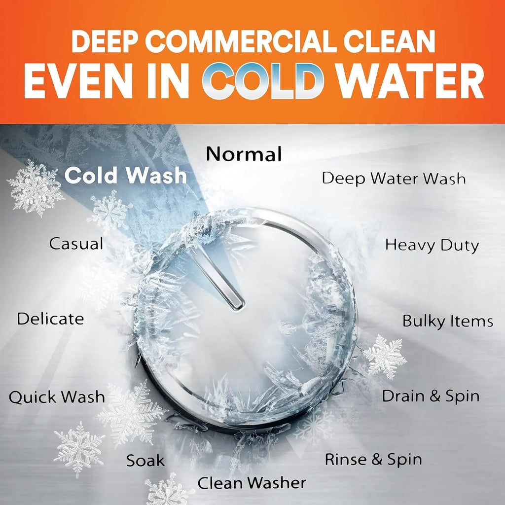 Commercial-Grade Clean at Home — Professional Bulk Laundry Detergent Powder | 173 Loads, 197 oz, Acti-Lift Crystals