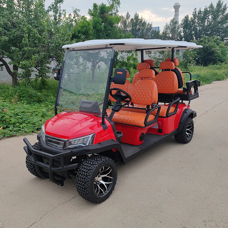 4 / 6 Seat Electric Golf Cart — Club Car Style Off-Road Electric Carrito with G-Wagon Seats & Petrol Option