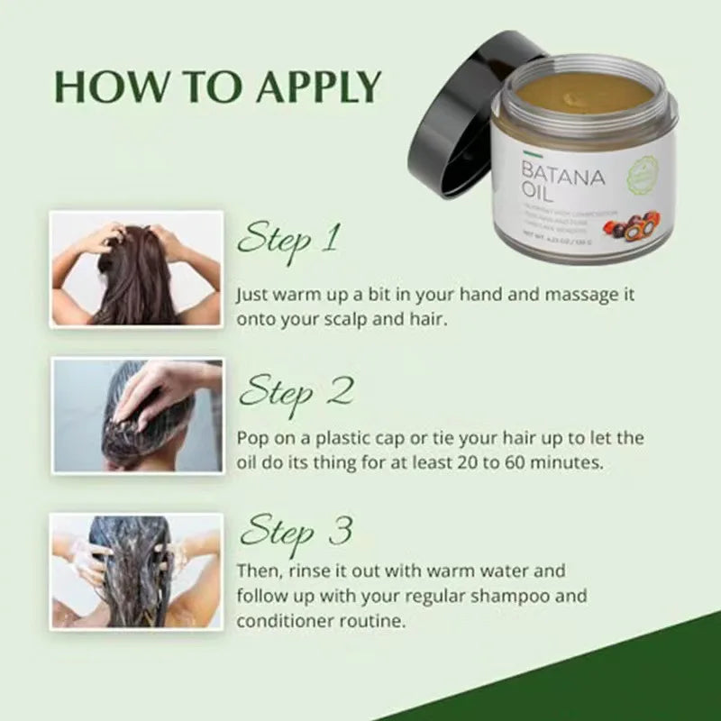 Batana Oil Conditioner For Hair Growth 100% Natural Prevent Hair Loss Increase Hair Thickness And Smoothness Hair Care Products