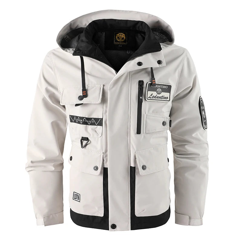 Men's Detachable-Hood Lightweight Jacket