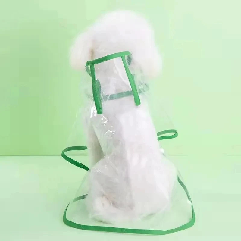Waterproof Hooded Raincoat for Small Dogs