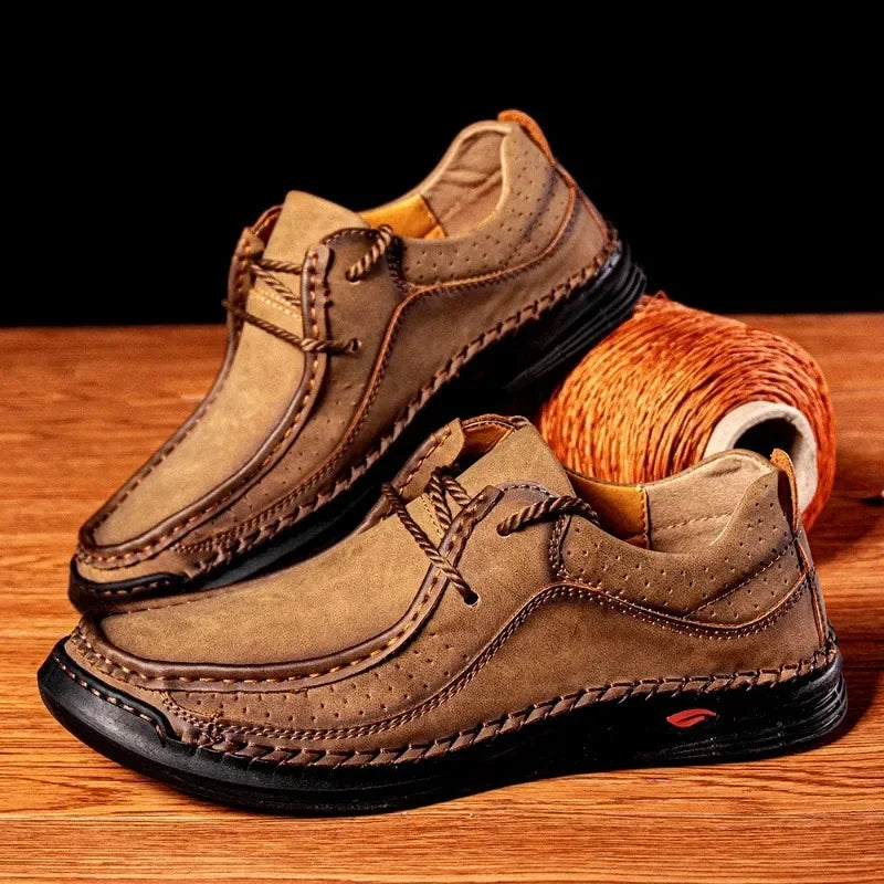 Men's Microfiber Slip-On Casual Shoes