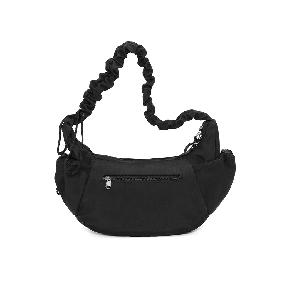 Tigernu Women Bags Fashion Half-Moon Shoulder Bag Female Underarm Bag Light Wrinkled Drawstring Handbag Women Totes Shoulder Bag
