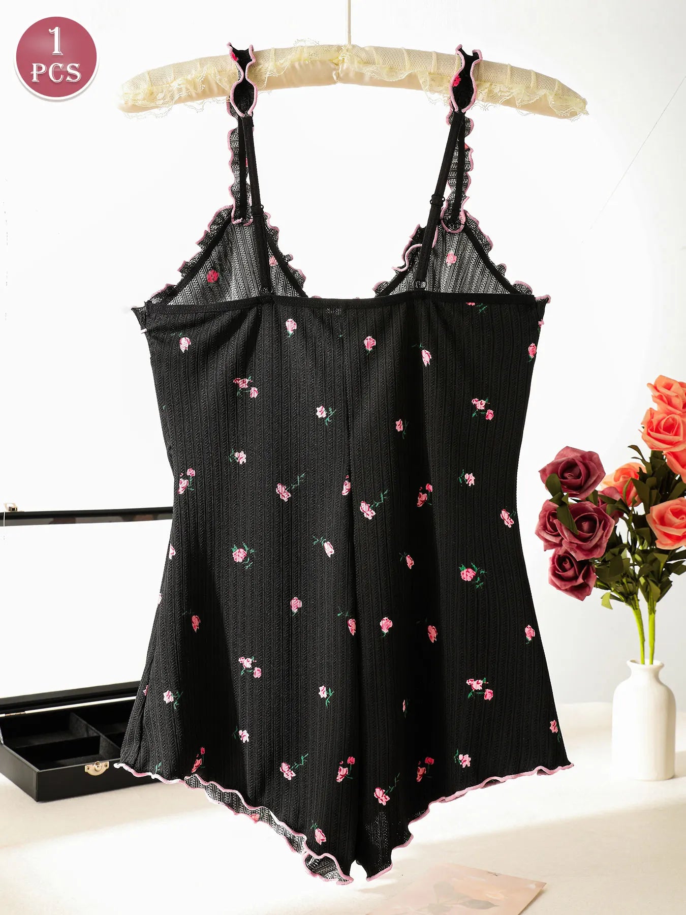 Women's Sleeveless One-Piece Pajama Jumpsuit | Casual Loungewear Sleepwear