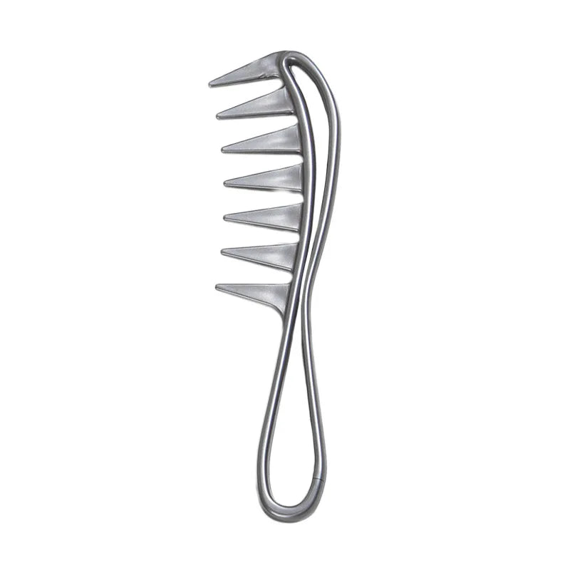 Wide Tooth Retro Oil Head Comb – Antistatic Detangling Comb for Curly & Straight Hair