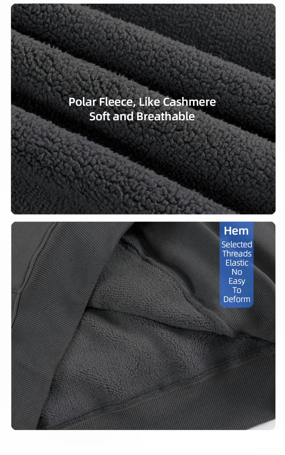 Men's Heavy Weight Polar Fleece Pullover Hoodie — 480gsm Thick Cotton Sweatshirt