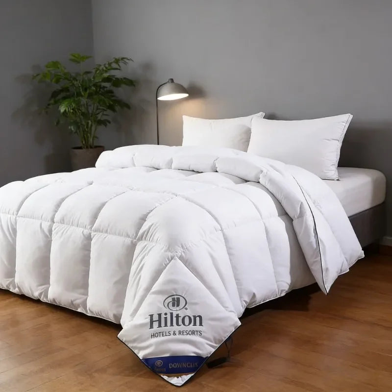 Feather Velvet All-Season Hotel Comforter – Soft Warm Quilt, Air-Conditioner Blanket