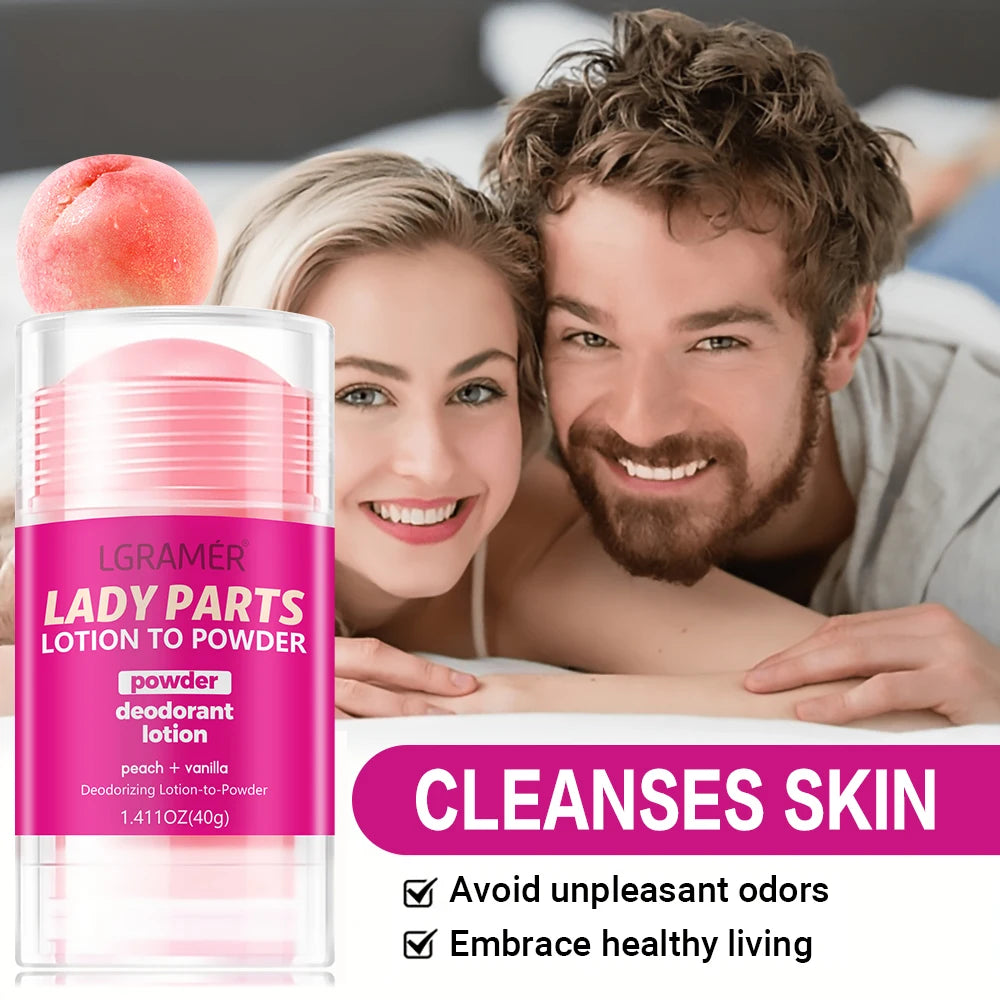 Women's Peach Vanilla Deodorant Lotion – Multi-Fruit Long-Lasting Fragrance