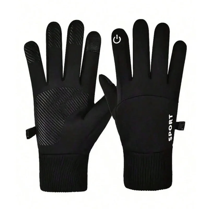 Men's Winter Hat, Neck Warmer and Touchscreen Glove Set