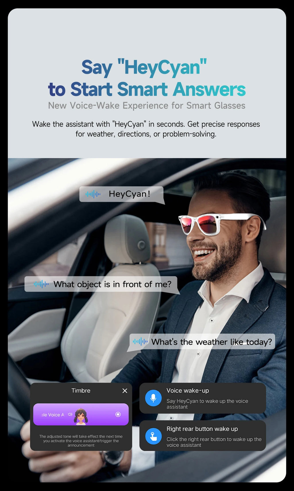 800W Camera AI Smart Glasses — Color-Changing Lenses, AI Translation, HD Video & Waterproof Calling