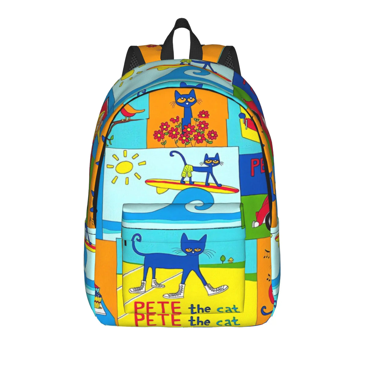 Pete the Cat Backpack – Polyester Daily Carry Bag