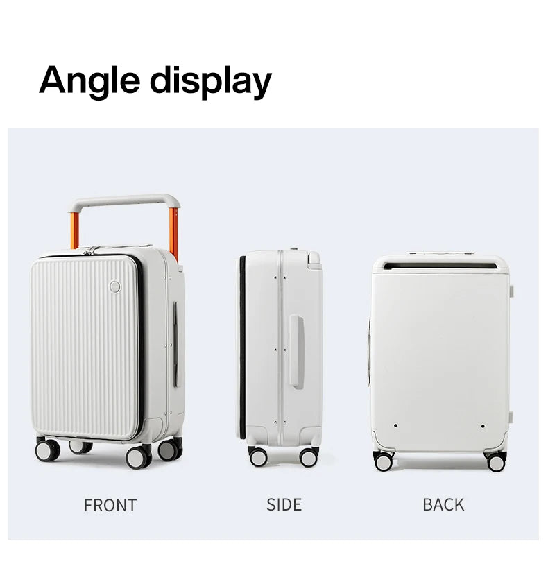 Mixi Front-Pocket Laptop Suitcase – PC Aluminum Frame