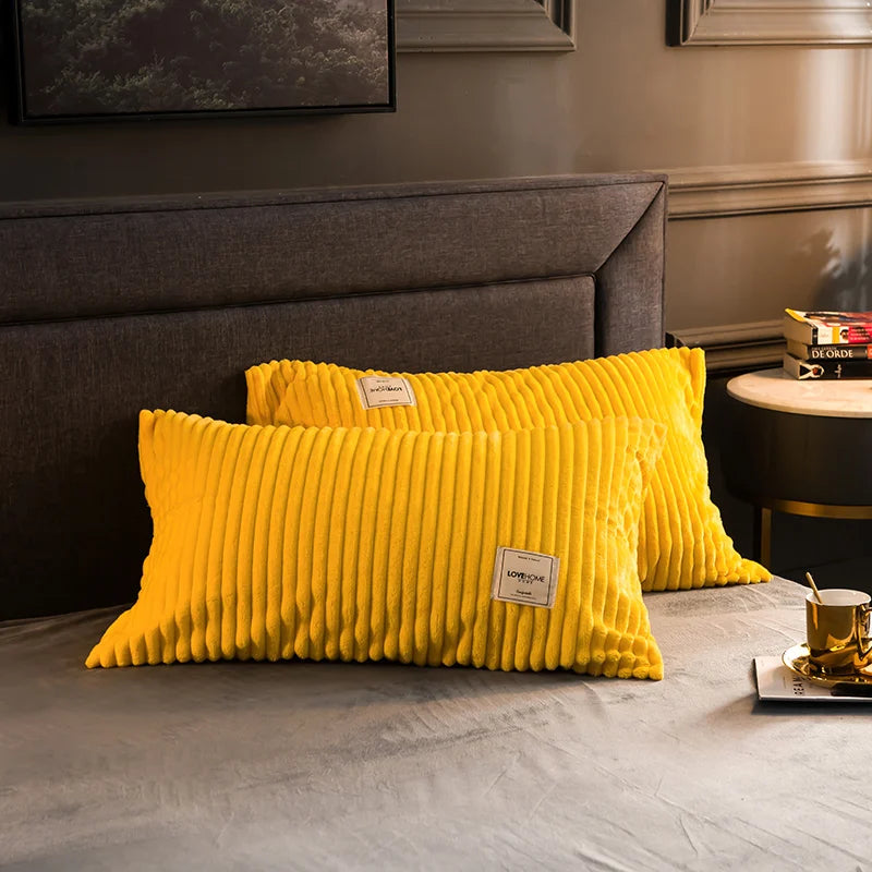 Puffy Plush Duvet Cover Set – Super Soft Thickened Bedding for Fall & Winter, Double Bed