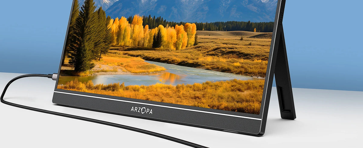 15.6-Inch Portable Monitor – Full HD IPS & Dual Speakers