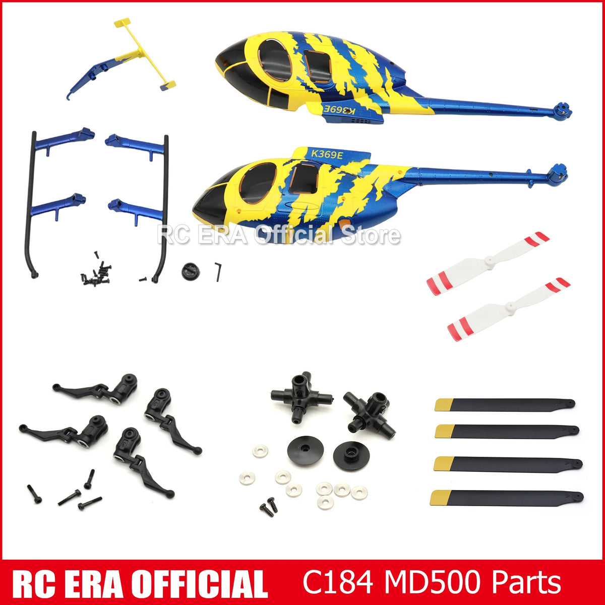 RC ERA C184 Mini MD500 Scale Micro RC Helicopter with Optical Flow Sensor – Adult & Beginner Hobby Toy