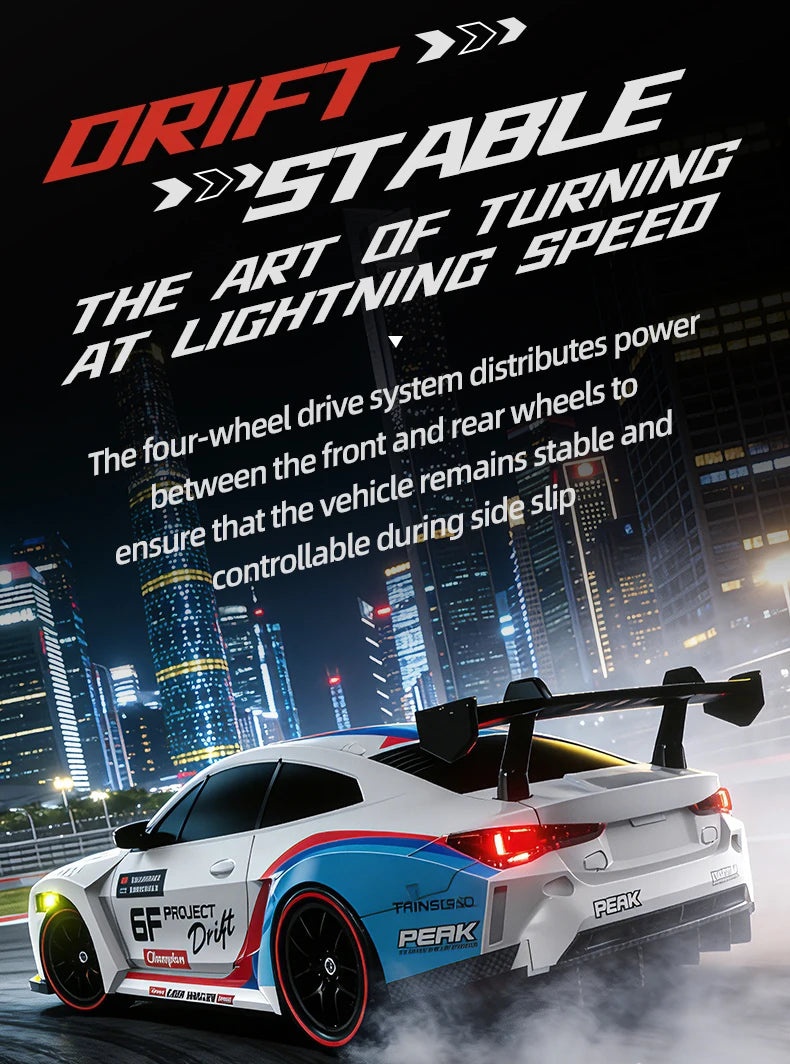 1:24 Scale 4WD RC Drift Car – High Speed Mini Remote Control Racing Car 2.4G
