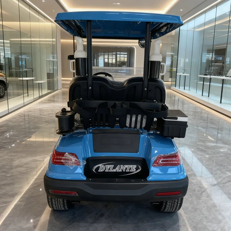 Street Legal 2-Seat Electric Golf Cart — 48V–72V AC Controller, 5000W Motor