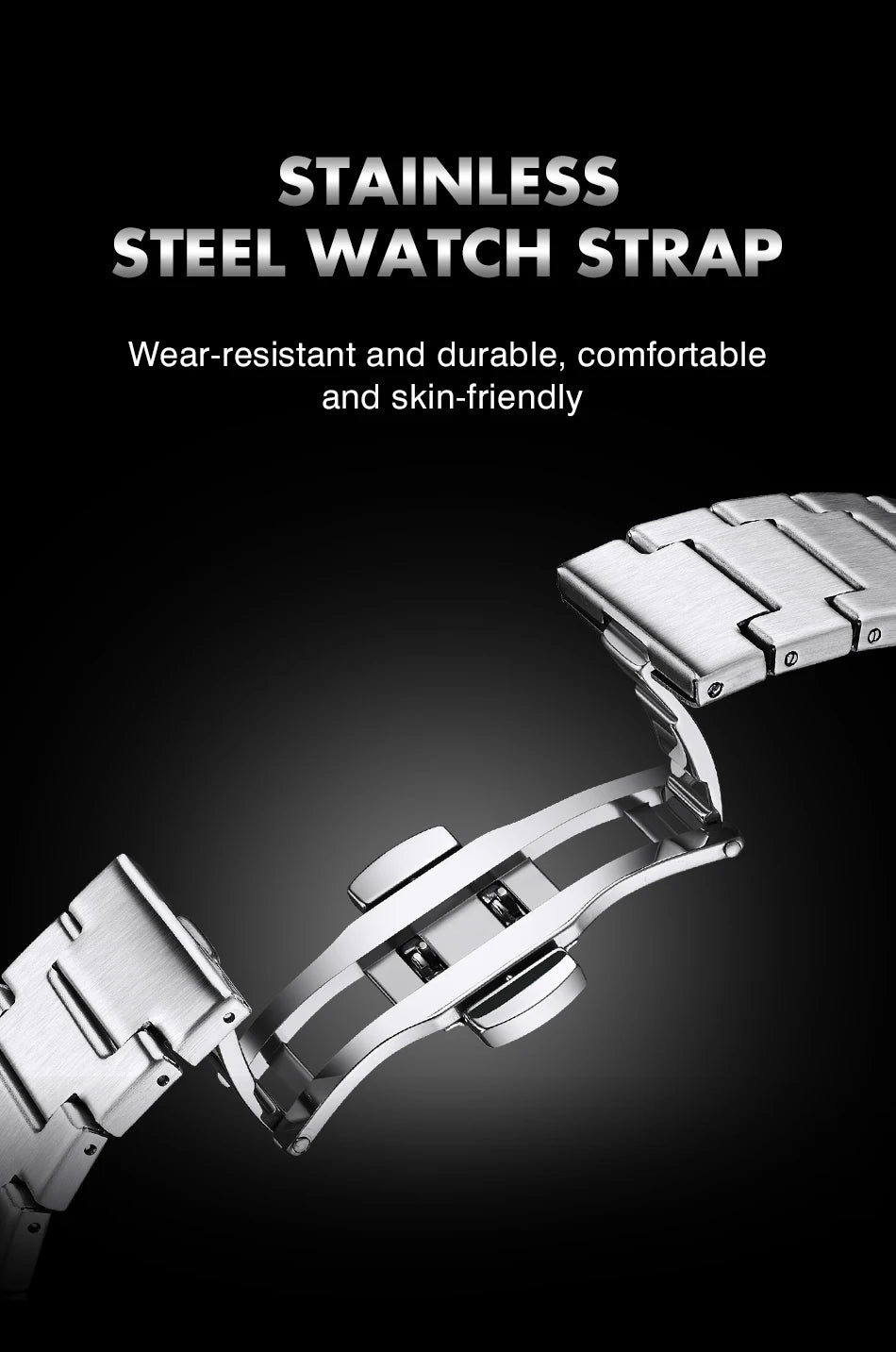 PAAZOMU Men's Luxury Waterproof Quartz Watch | Luminous Date Week Stainless Steel Sport Wristwatch