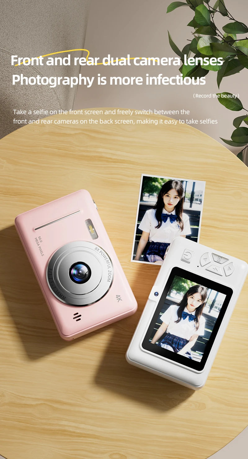 Retro Digital Camera with SD Card Storage