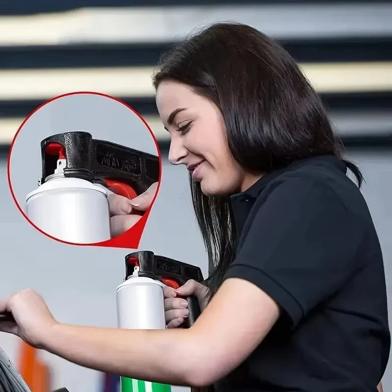 Portable Spray Paint Handle Gun – Universal Reusable Hand Spray Trigger for Car Color Film & DIY