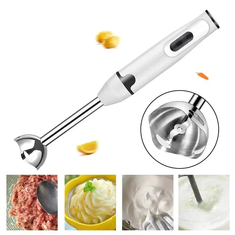Immersion Hand Stick Blender — Electric Handheld Food & Vegetable Grinder for Smoothies & Sauces