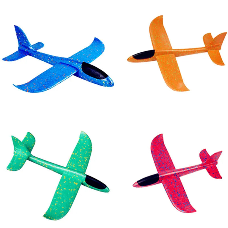 50cm Hand Throw EPP Foam Glider Plane – 2.4G Remote Control Outdoor Airplane for Kids