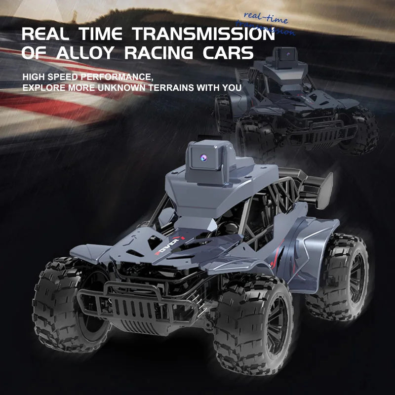 FPV RC Car with Camera & LCD Remote – Real-Time Video Transmission & Voice Chat 2.4G