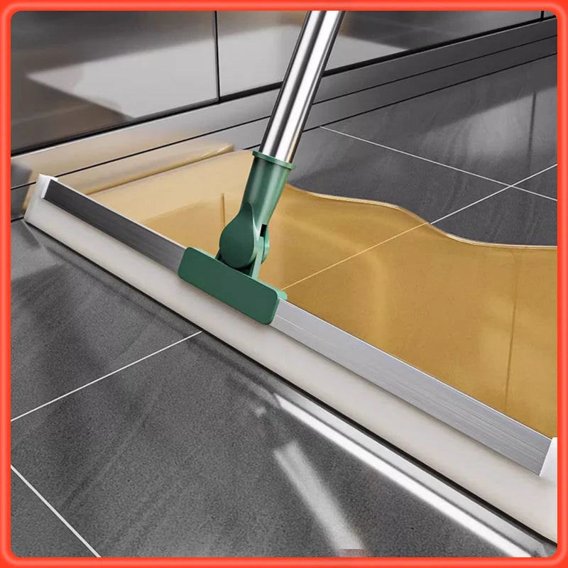 Silicone Broom Wiper Squeegee – Multifunctional Floor, Glass & Mirror Cleaning Scraper