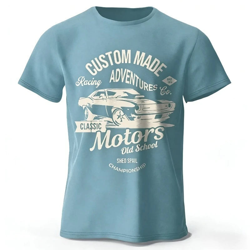 Men's 100% Cotton Oversized T-Shirt — Relaxed Fit Essential Tee