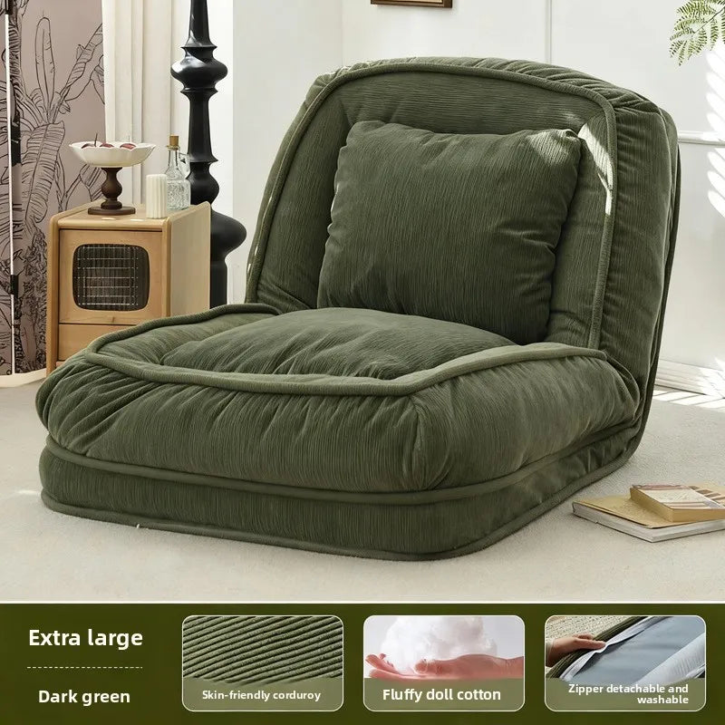 Folding Tatami Floor Sofa with Foam Cushioning