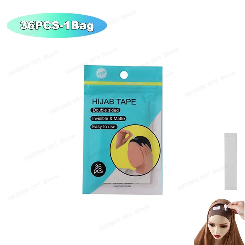 Double-Sided Body Tape 36-Pack — Invisible Waterproof Adhesive for Dresses, Hijab & Swimwear