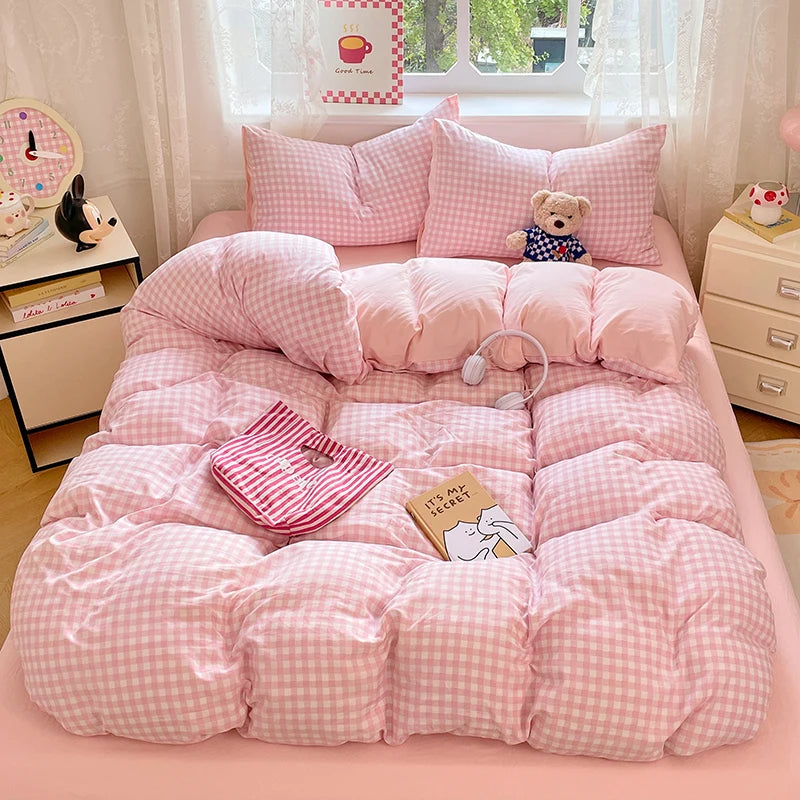 Pre-Washed Microfiber Duvet Cover Set – Ultra Soft Wrinkle-Resistant Hypoallergenic Bedding with 2 Pillowcases