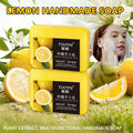 Lemon Handmade Soap Bar – Moisturizing & Cleansing for All Skin Types, 140g (2-Pack)