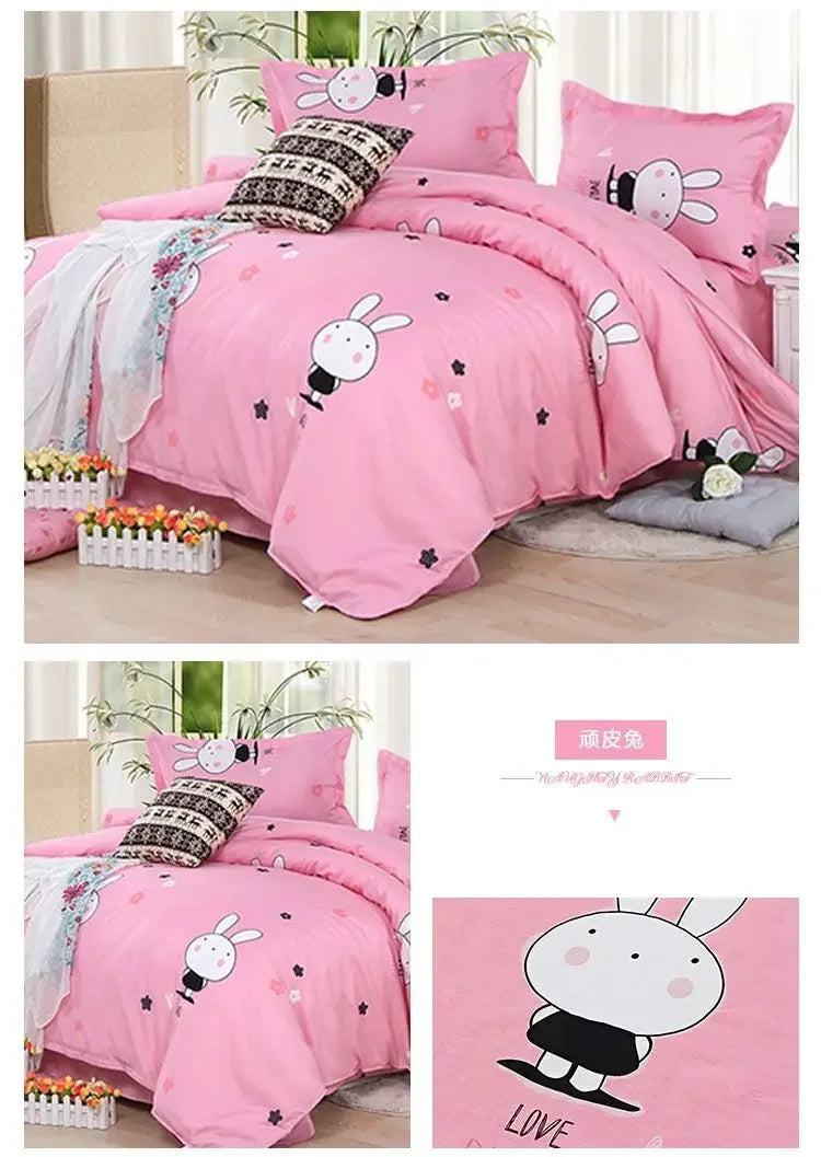 Kids Duvet Cover – Printed Polyester Bedding for Boys & Girls, All Season, 24 Designs