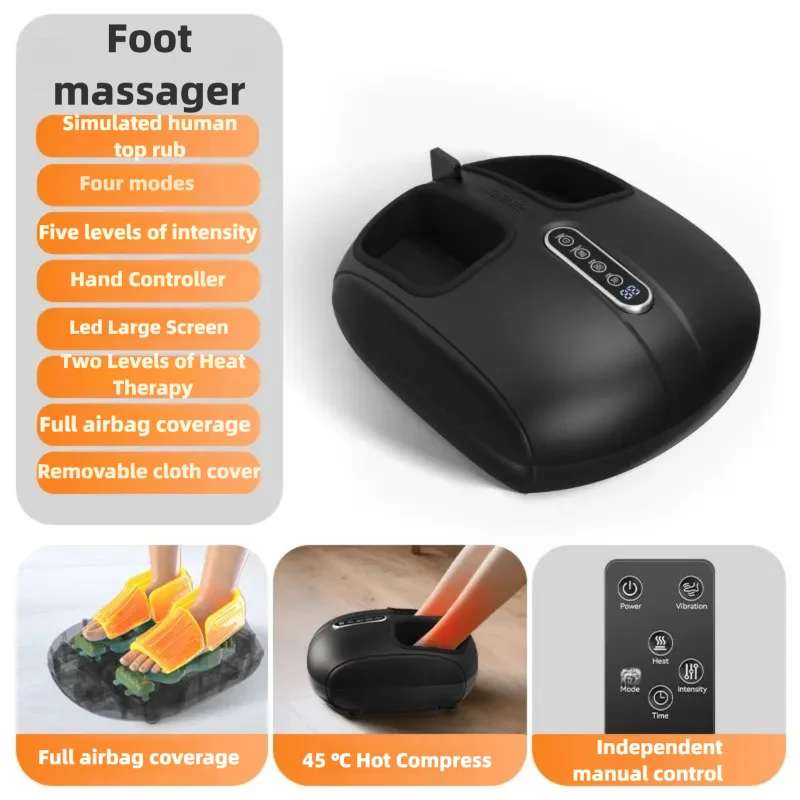 Jinkairui Automatic Foot Massage Machine — Full Wrap Rollers, Sole Kneading & Airbag Pressing
