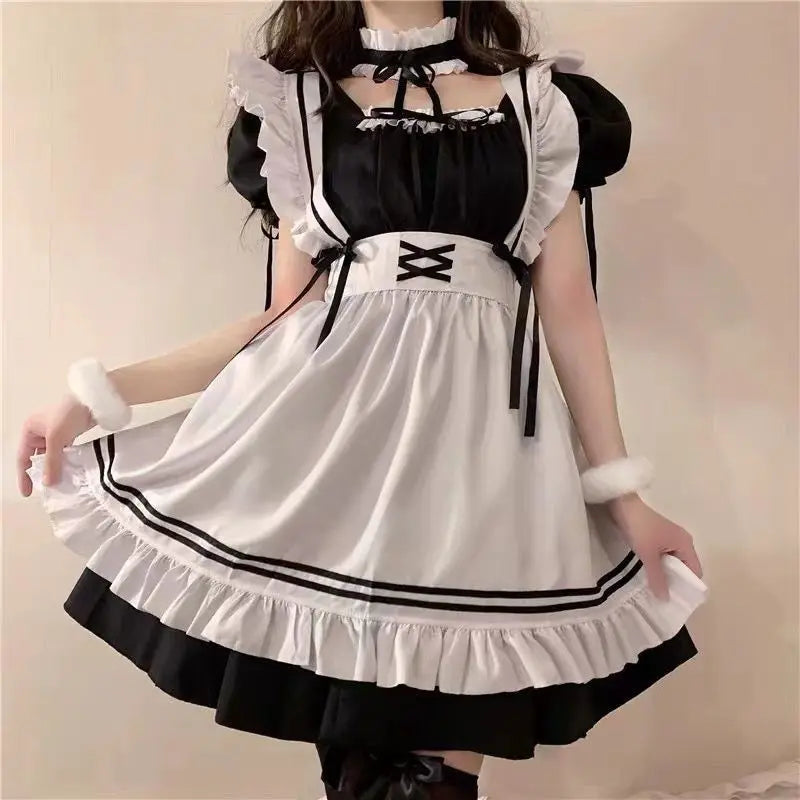 Maid Cosplay Lolita Costume – Women's Anime Dress Set