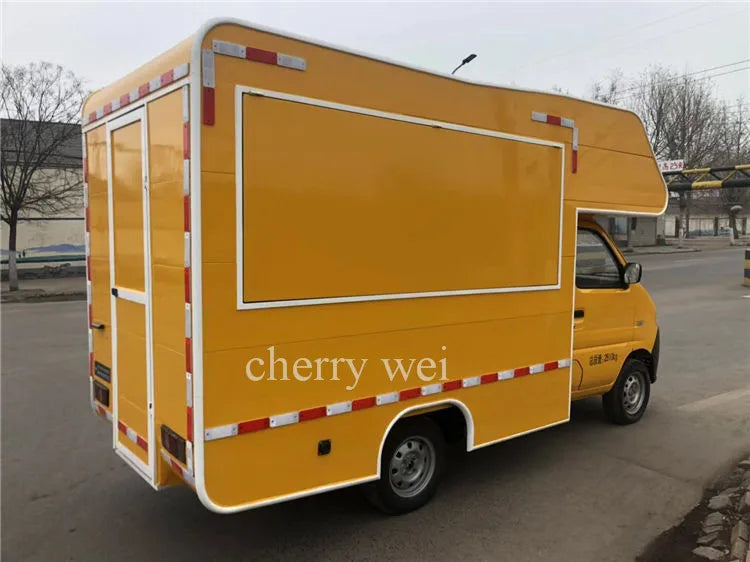 EXW Mobile Food Cart — Electric Food Truck & Ice Cream Trailer (510x170x264cm)