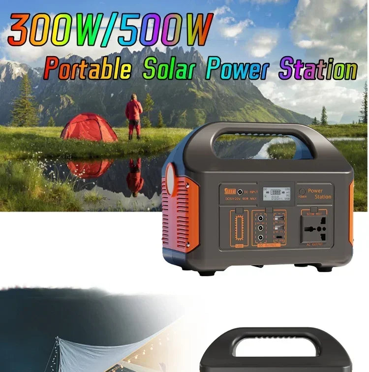 300W Portable Power Station, 230Wh LiFePO4, 220V