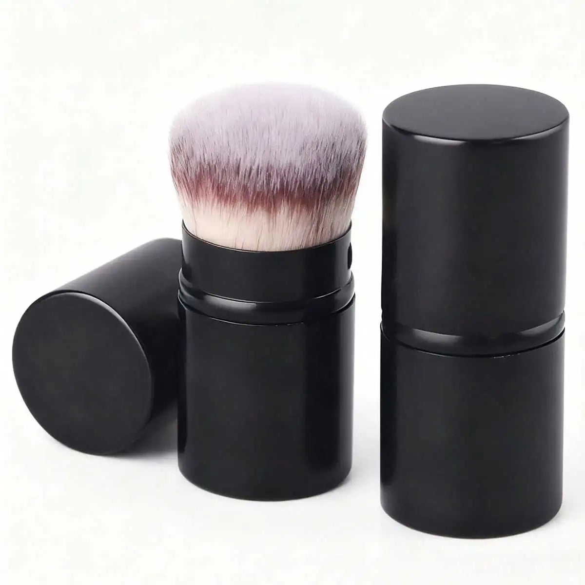 Retractable Professional Face Makeup Brush — Ultra-Soft Blush & Powder