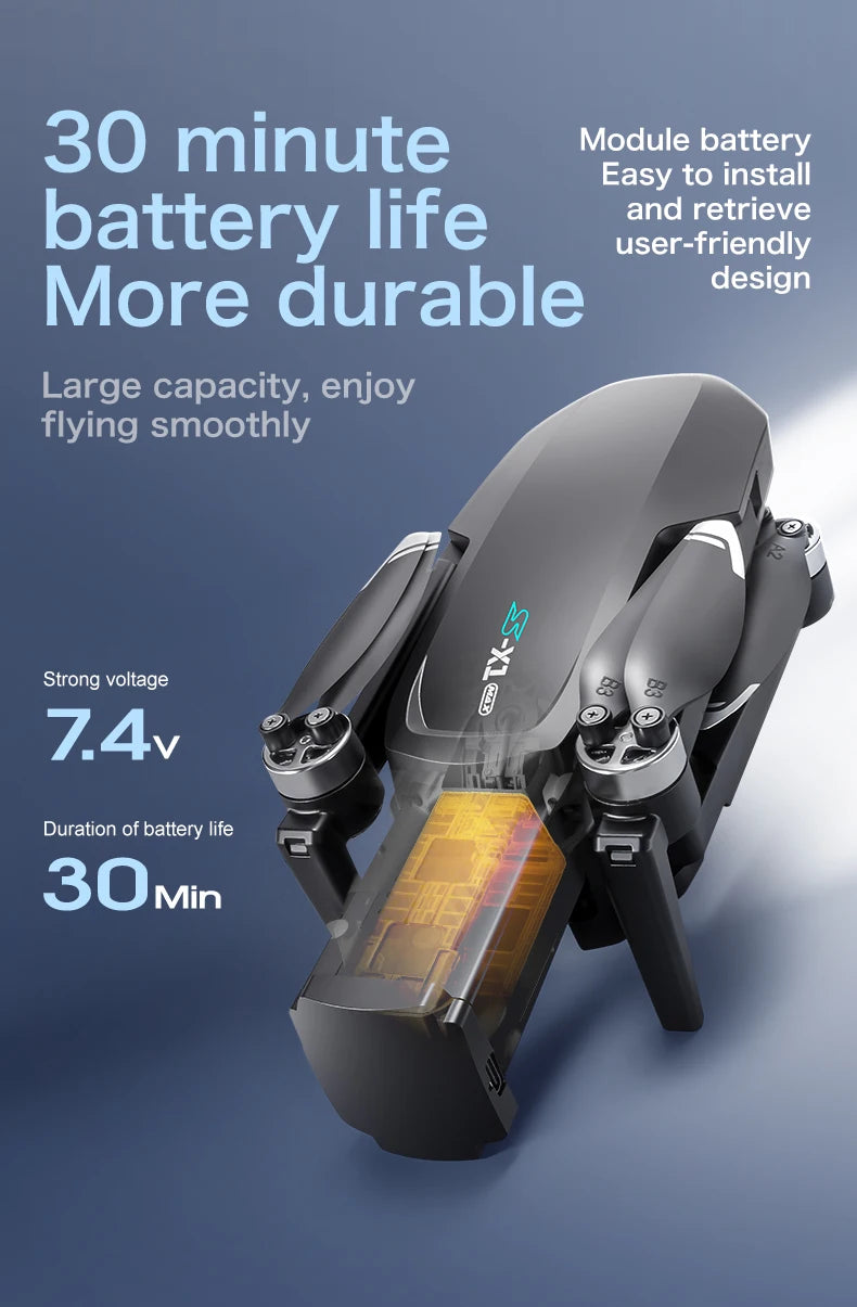 S-X1 GPS Drone with Dual Camera & 180° Tilt