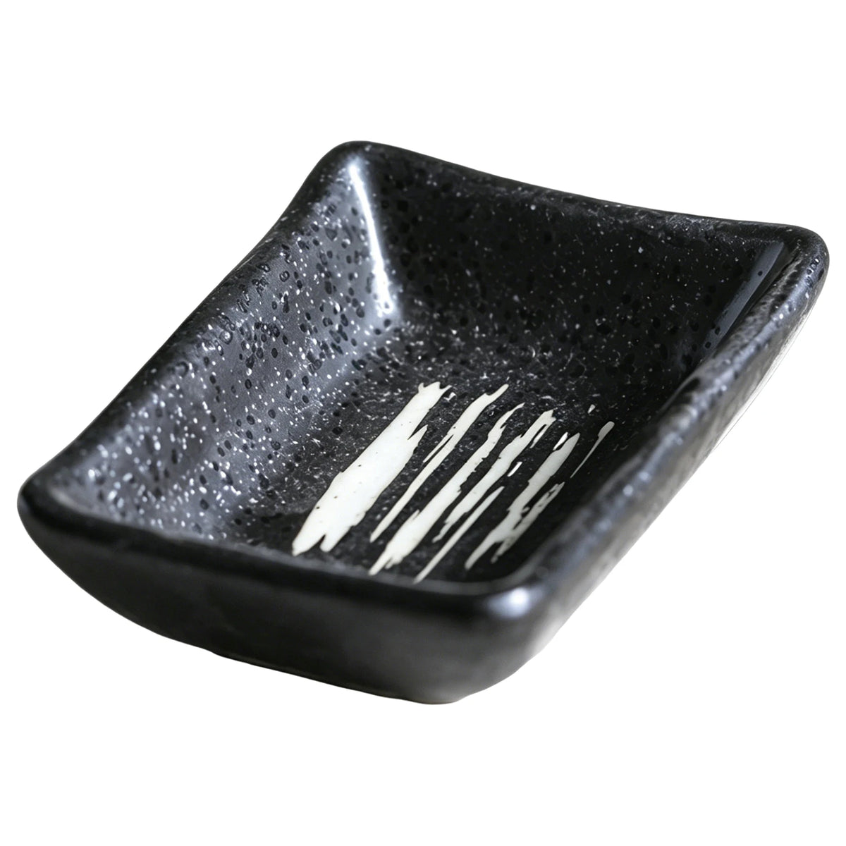 Ceramic Soy Sauce Dish – Japanese-Style Rectangular Bowl